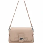 Classic Beige Shoulder Handbag