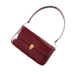 Elegant Maroon Leather Handbag for Women