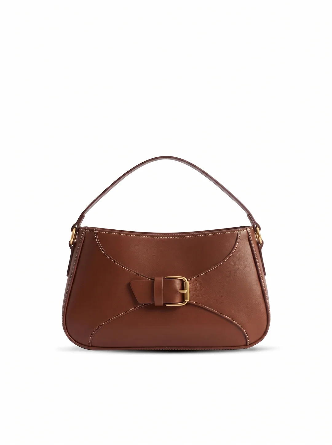 Gemini_Generated_Image_7xe4467xe4467xe4 Classic Brown Shoulder Handbag - Image 1